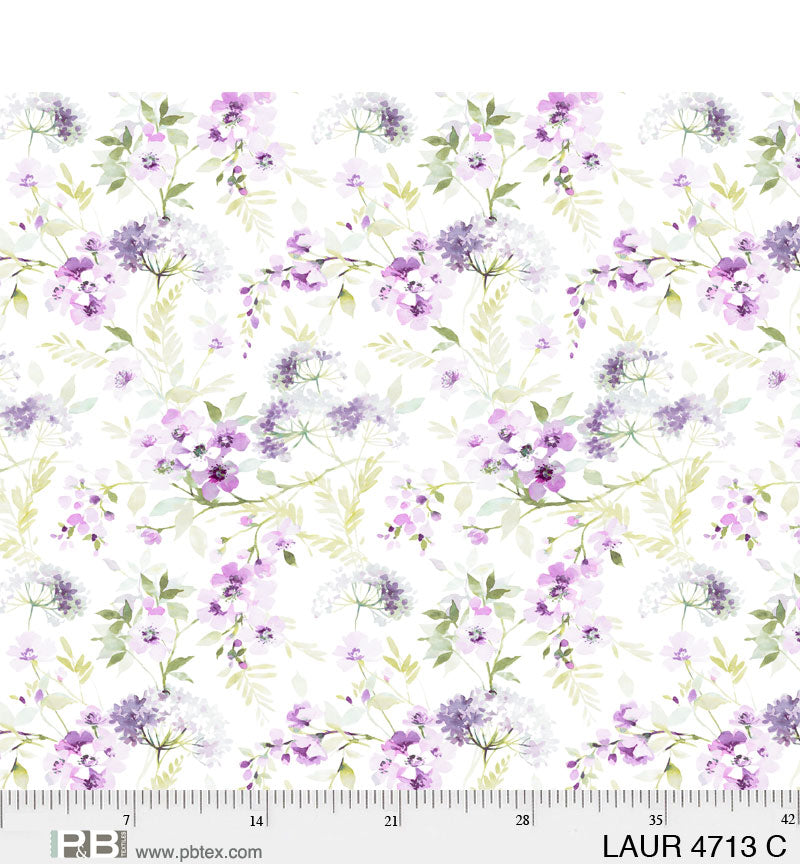 Lauren - Purple Back - 108" Wide - P & B Textiles