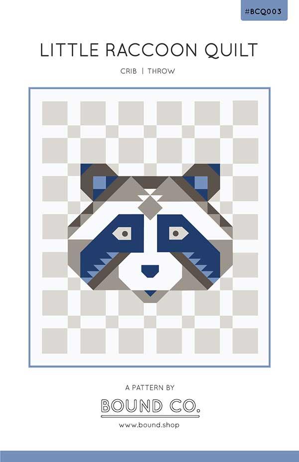 Little Raccoon by Annie Brady - Quilt Pattern - Moda - Kawartha Quilting and Sewing LTD.