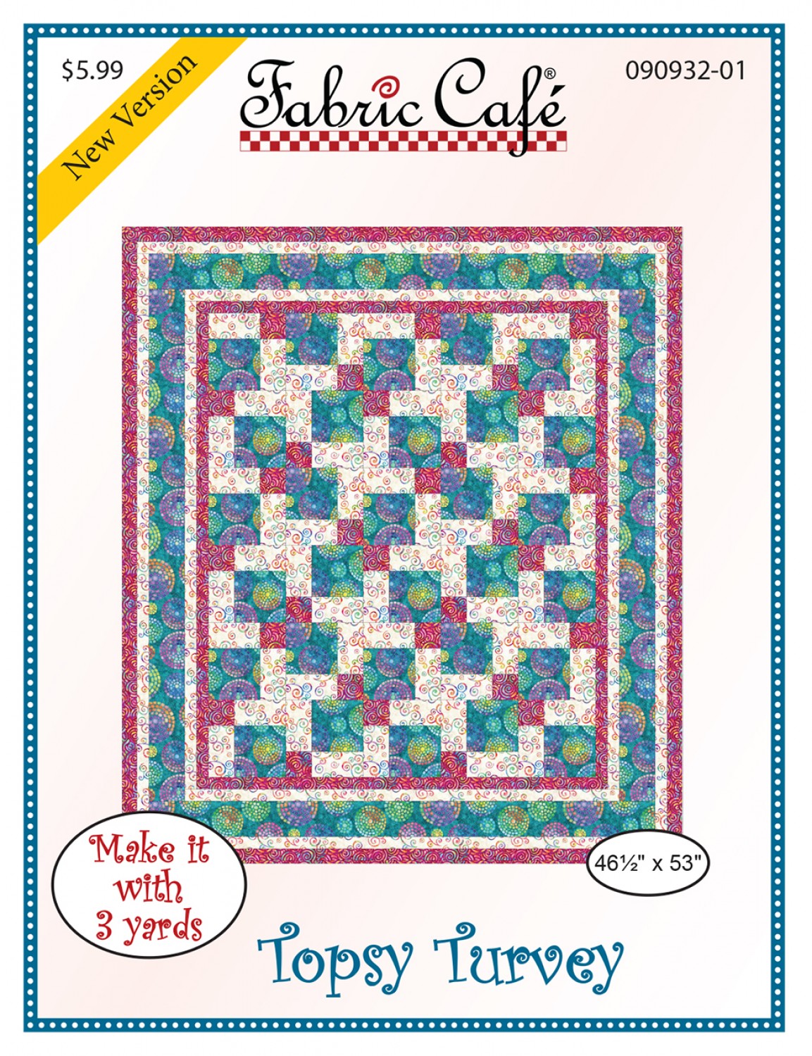Topsy Turvey - Quilt Pattern - Fabric Cafe