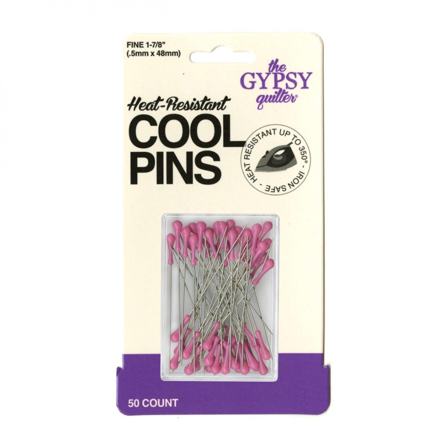 Cool Pins - Fortune Fuchsia - Package of 50 - Kawartha Quilting and Sewing LTD.