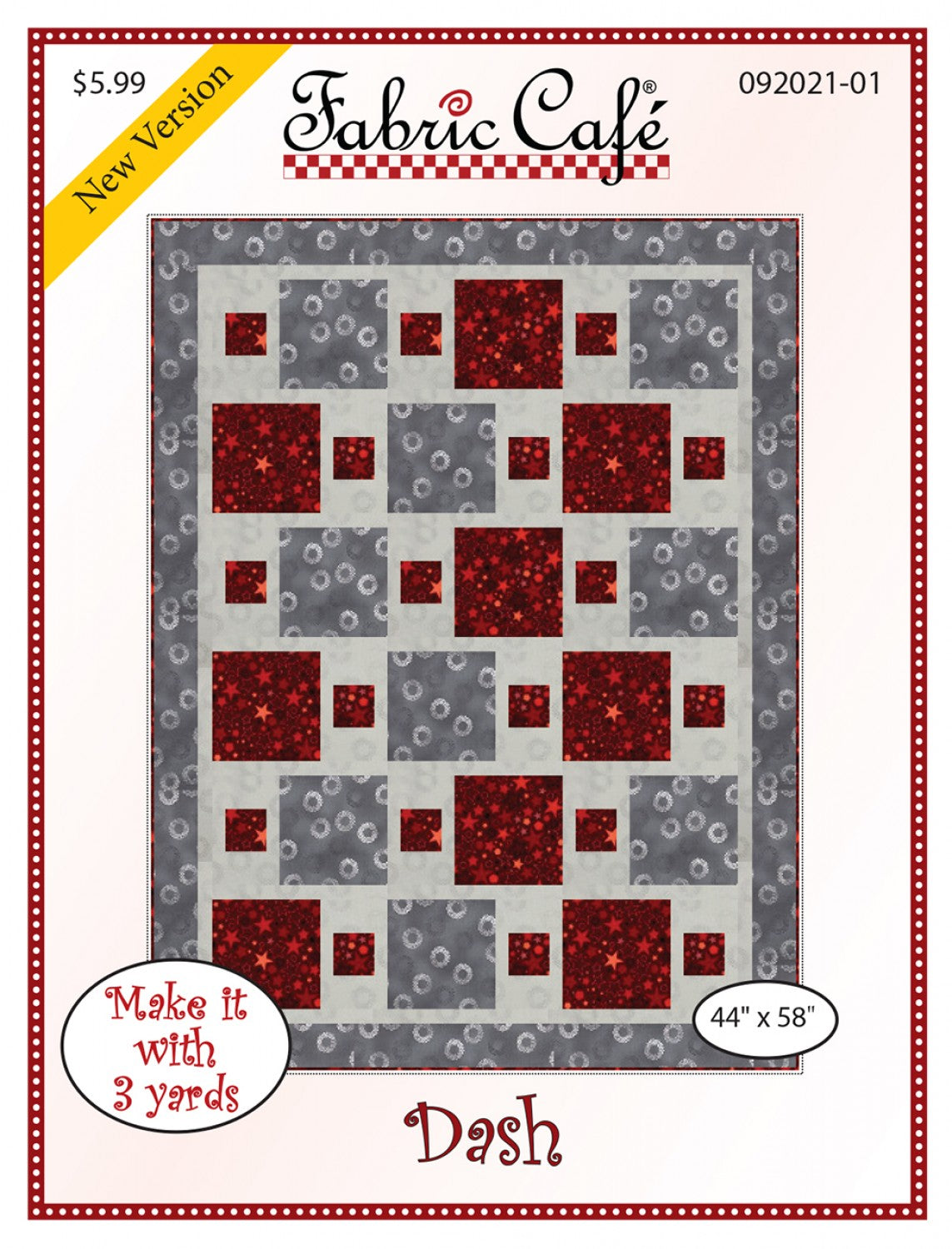 Dash - Quilt Pattern - Fabric Cafe