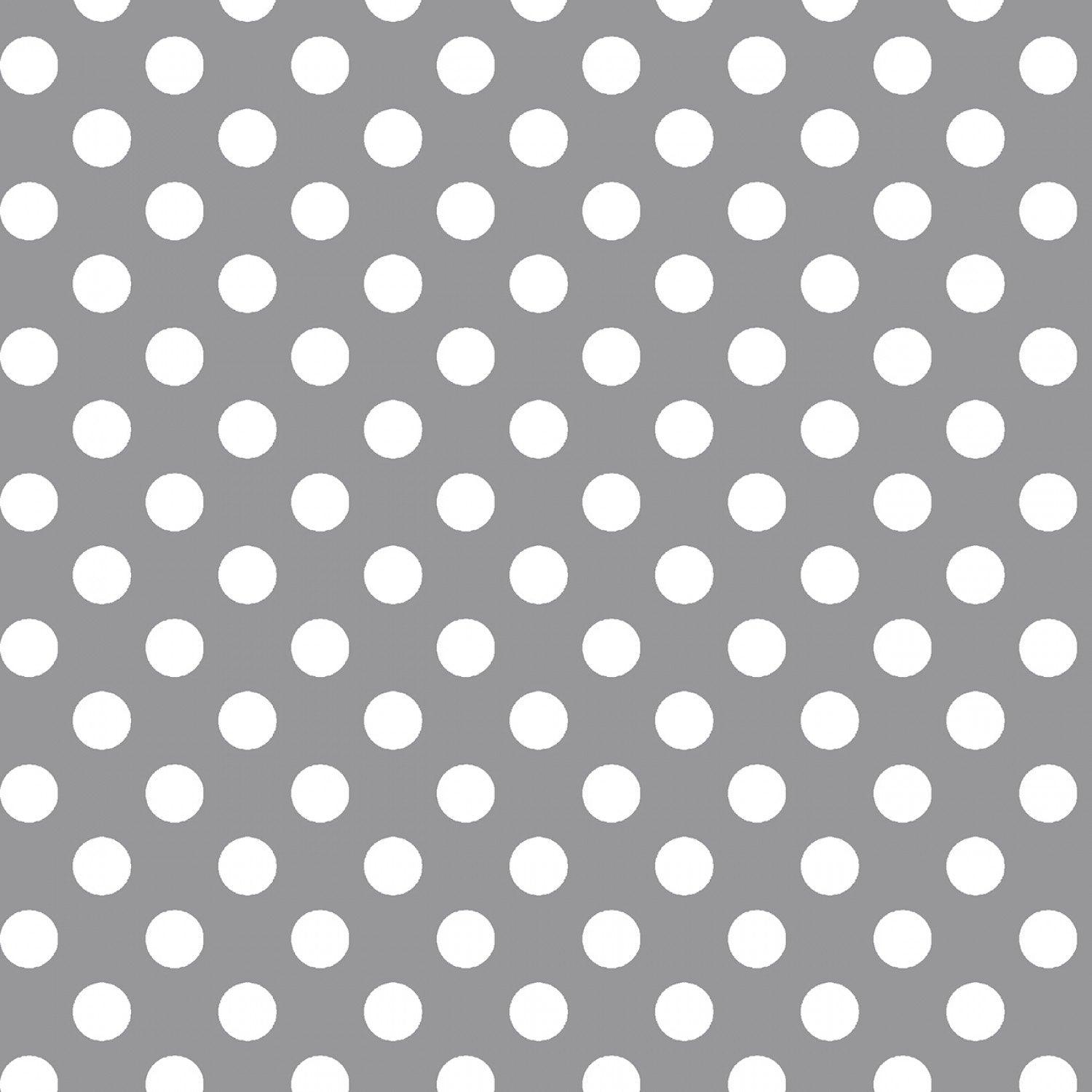 Dots - Grey - 44" Wide - Kimberbell Basics - Kawartha Quilting and Sewing LTD.