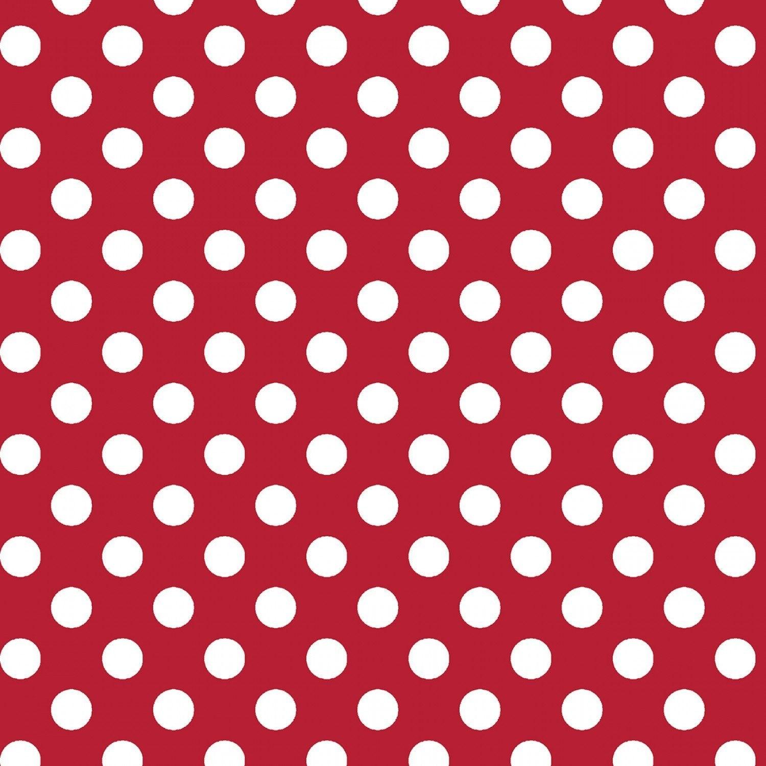 Dots - Red - 44" Wide - Kimberbell Basics - Kawartha Quilting and Sewing LTD.
