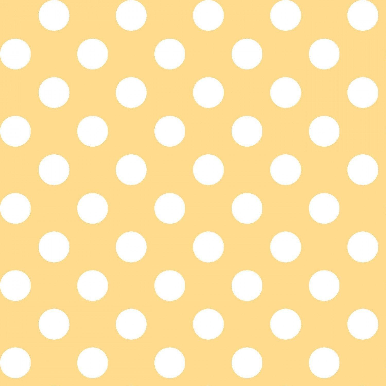 Dots - Yellow - 44" Wide - Kimberbell Basics - Kawartha Quilting and Sewing LTD.