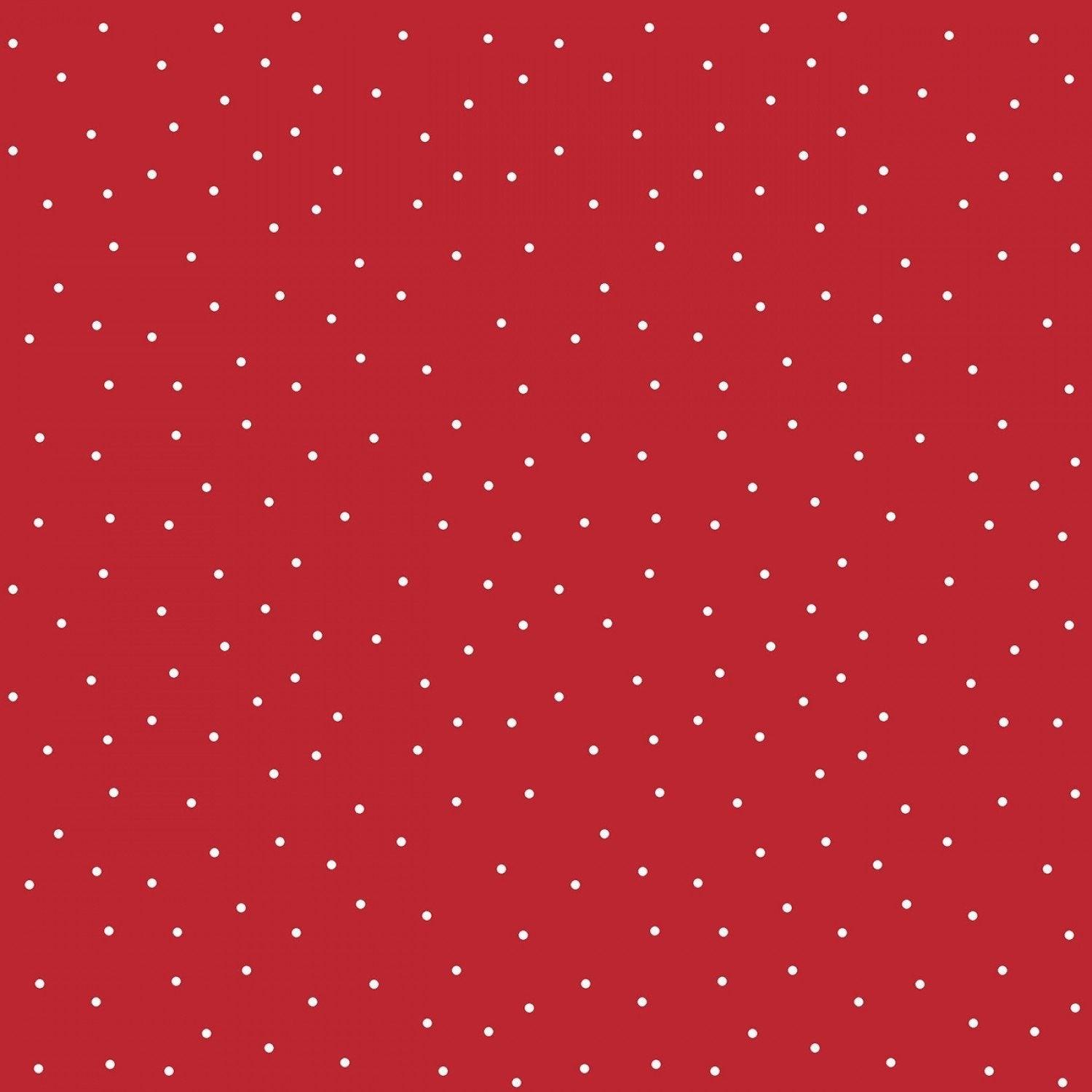 Tiny Dots - Red/White - 44" Wide - Kimberbell Basics - Kawartha Quilting and Sewing LTD.