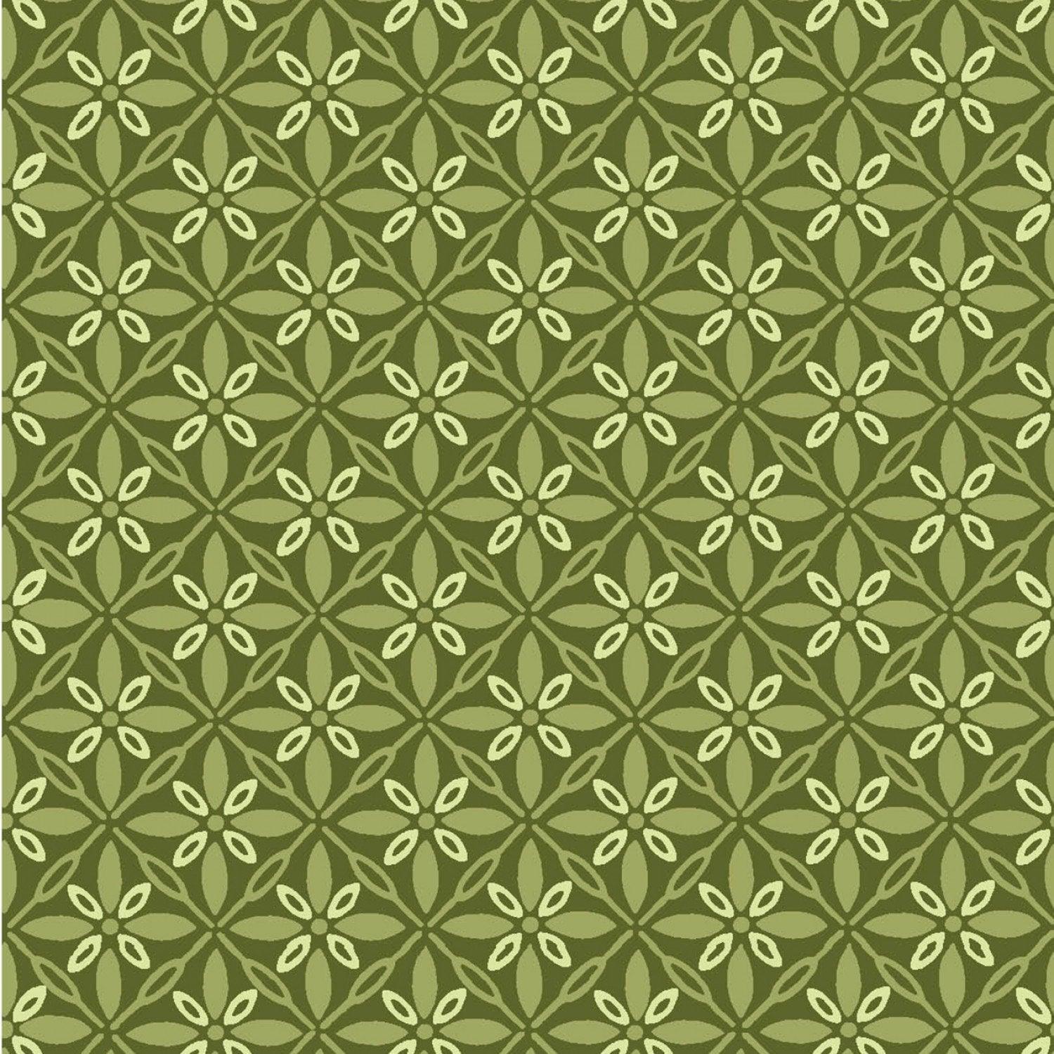 Tufted Star - Green - 44" Wide - Kimberbell Basics - Kawartha Quilting and Sewing LTD.