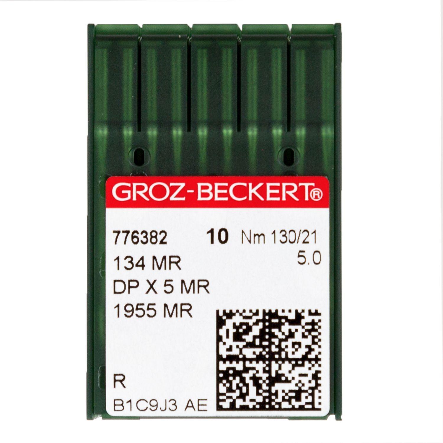 Groz-Beckert Size 130/21 (5.0) MR Steel Needle - 1 Package of 10 Needles - Kawartha Quilting and Sewing LTD.