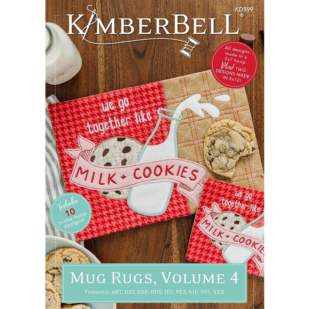 Mug Rugs - Volume 4 - Machine Embroidery CD - Kimberbell - Kawartha Quilting and Sewing LTD.