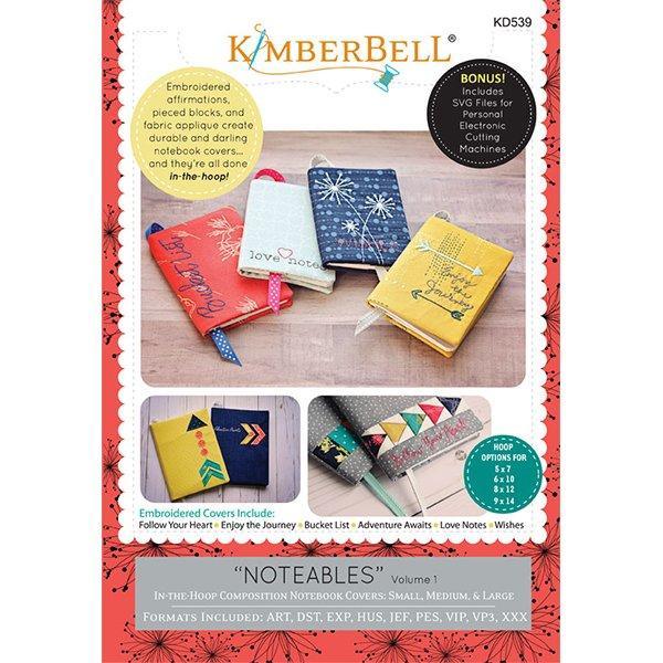 Noteables - Volume 1 - Machine Embroidery CD - Kimberbell - Kawartha Quilting and Sewing LTD.