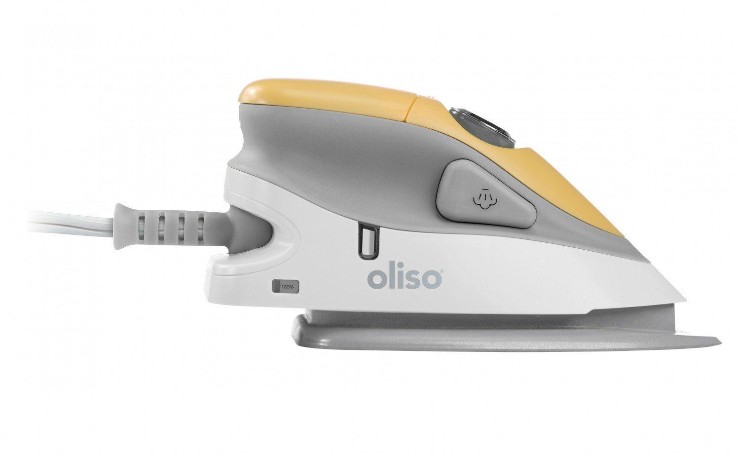 Oliso Mini Iron With Trivet - Yellow - Kawartha Quilting and Sewing LTD.
